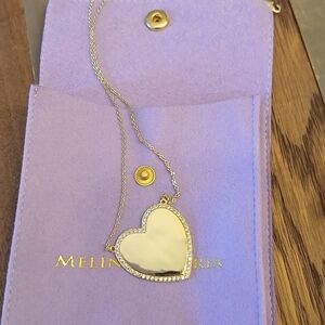Melinda Maria XL You Have My Heart necklace gold